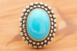 Sleeping Beauty Turquoise Ring
